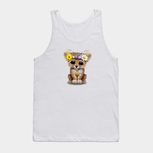 Cute Hippie Leopard Cub Tank Top